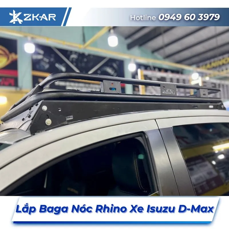Lắp Đặt Baga Nóc Rhino Xe Isuzu D-Max Tại TPHCM