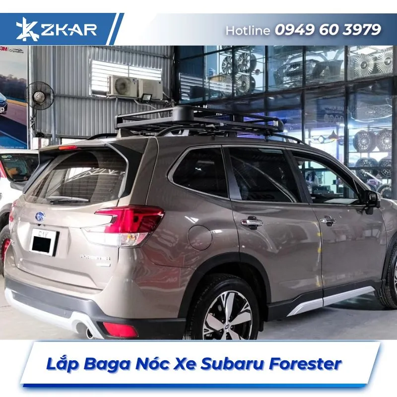 Lắp Đặt Baga Nóc Xe Subaru Forester Tại TPHCM