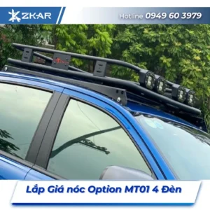 Lắp Đặt Giá Nóc Option MT01 4 Đèn Tại TPHCM