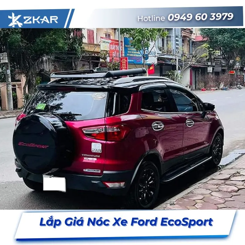 Lắp Đặt Giá Nóc Xe Ford EcoSport Tại TPHCM