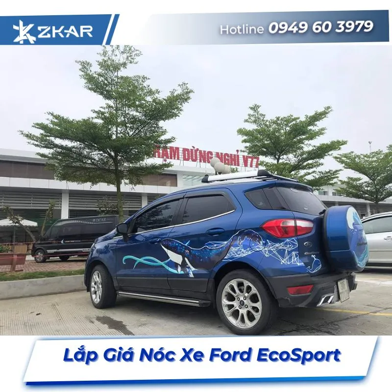 Lắp Đặt Giá Nóc Xe Ford EcoSport Tại TPHCM