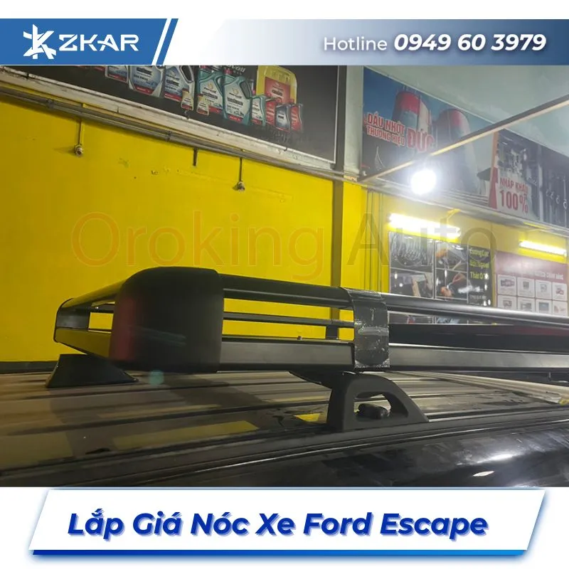 Lắp Đặt Giá Nóc Xe Ford Escape Tại TPHCM