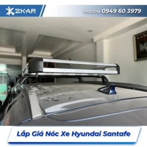 Lắp Đặt Giá Nóc Xe Hyundai Santafe Tại TPHCM
