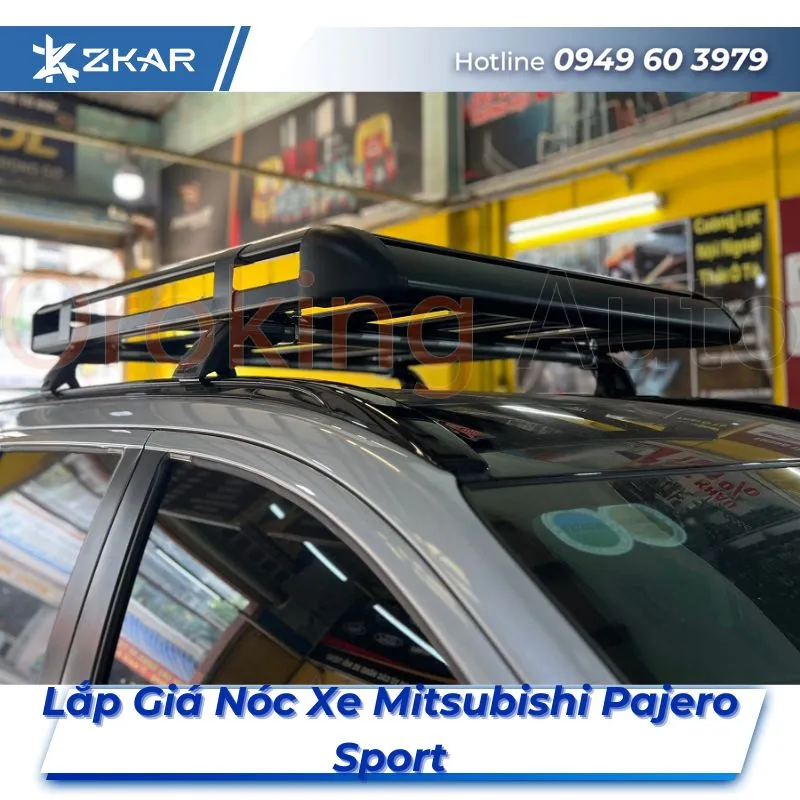 Lắp Đặt Giá Nóc Xe Mitsubishi Pajero Sport Tại TPHCM