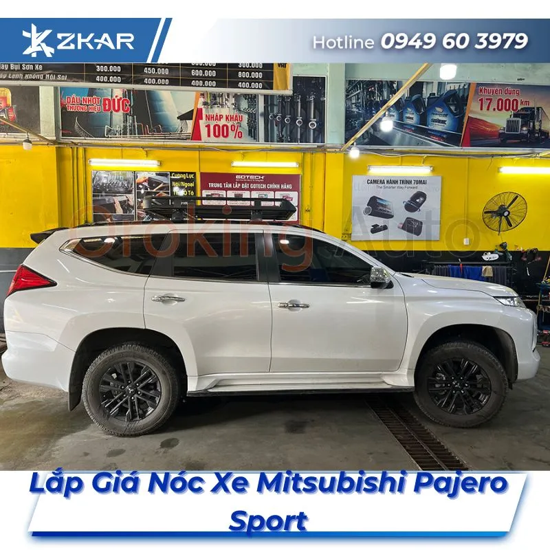 Lắp Đặt Giá Nóc Xe Mitsubishi Pajero Sport Tại TPHCM