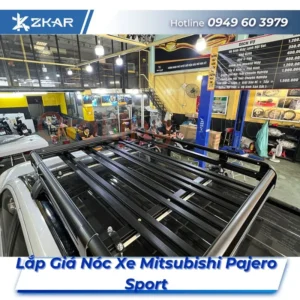 Lắp Đặt Giá Nóc Xe Mitsubishi Pajero Sport Tại TPHCM