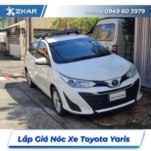 Lắp Đặt Giá Nóc Xe Toyota Yaris Tại TPHCM