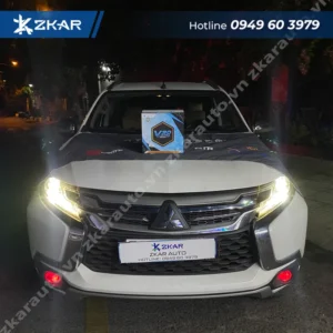 Lắp Đèn Bi Led X-Light V30 Ultra Cho Xe Mitsubishi Pajero Sport 2019- Giá 11tr