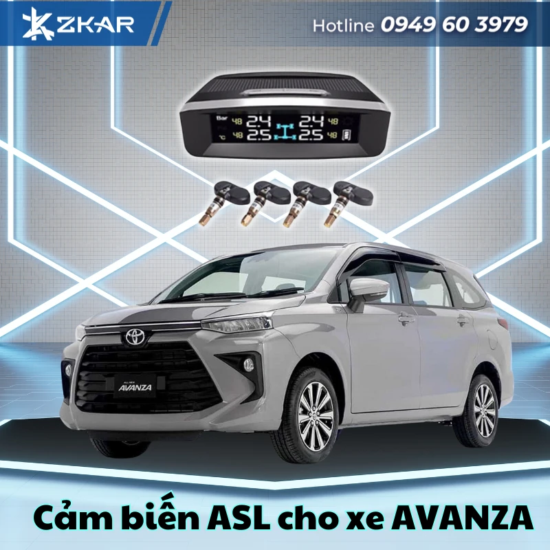 Cảm biến áp suất lốp cho xe Avanza