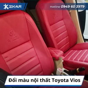 Đổi màu nội thất Toyota Vios