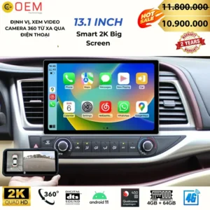 Màn Hình Android 13 In Cho Ô Tô - Giám Sát Xe Online Từ Xa