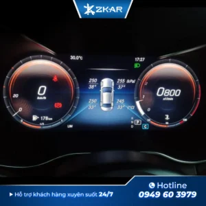 Gắn Cảm Biến Áp Suất Lốp Cho Xe Mercedes Benz Tại TPHCM