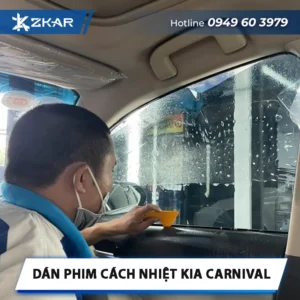 Dán Phim Cách Nhiệt Xe KIA Carnival | Giải Pháp Hoàn Hảo Cho Mùa Hè Nóng Bức