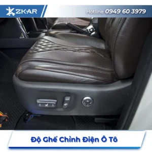 Độ Ghế Chỉnh Điện Ô Tô: Nâng Cấp Tiện Nghi, Nâng Tầm Đẳng Cấp