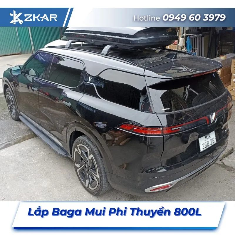 Lắp Đặt Baga Mui Phi Thuyền 800L Tại TPHCM