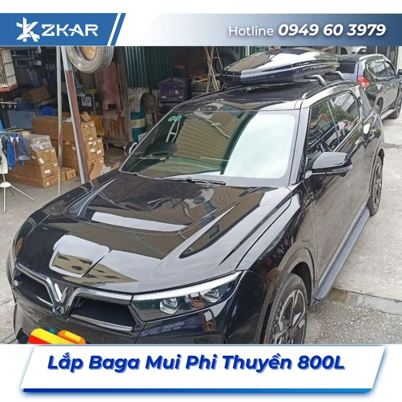 Lắp Đặt Baga Mui Phi Thuyền 800L Tại TPHCM
