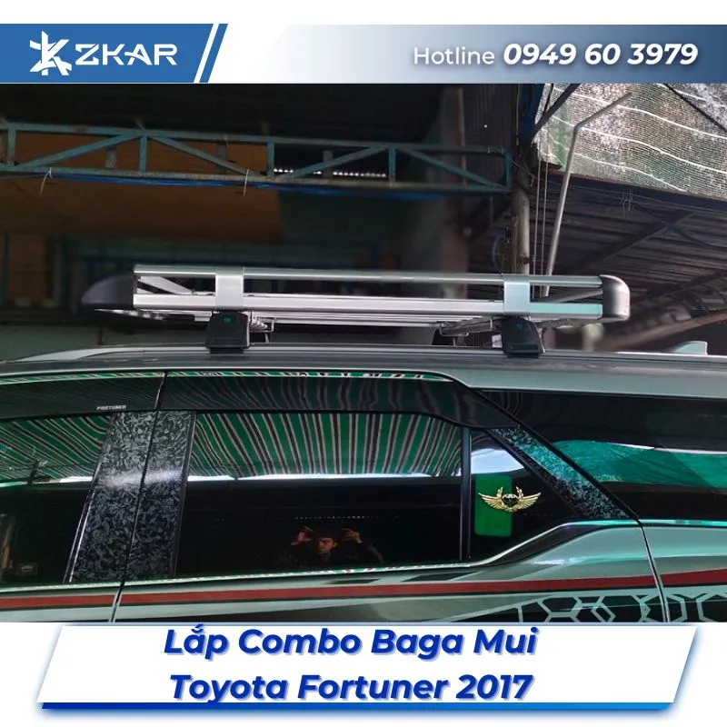Lắp Đặt Baga Mui Xe Toyota Fortuner 2017 Tại TPHCM