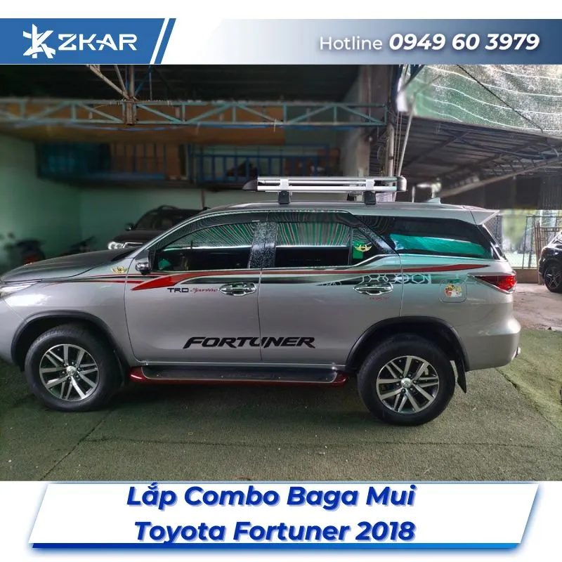 Lắp Đặt Baga Mui Xe Toyota Fortuner 2018 Tại TPHCM