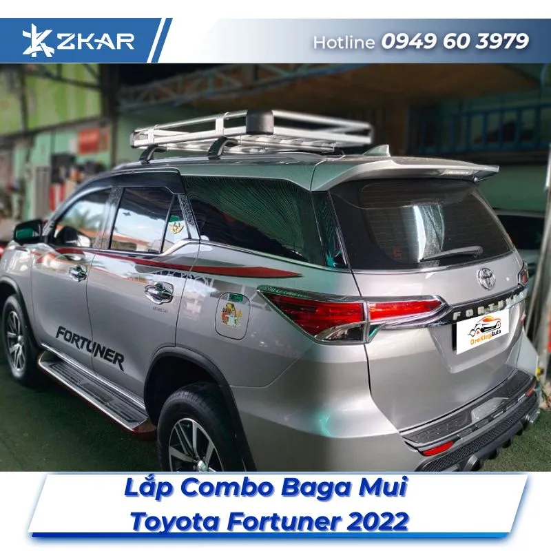 Lắp Đặt Baga Mui Xe Toyota Fortuner 2022 Tại TPHCM