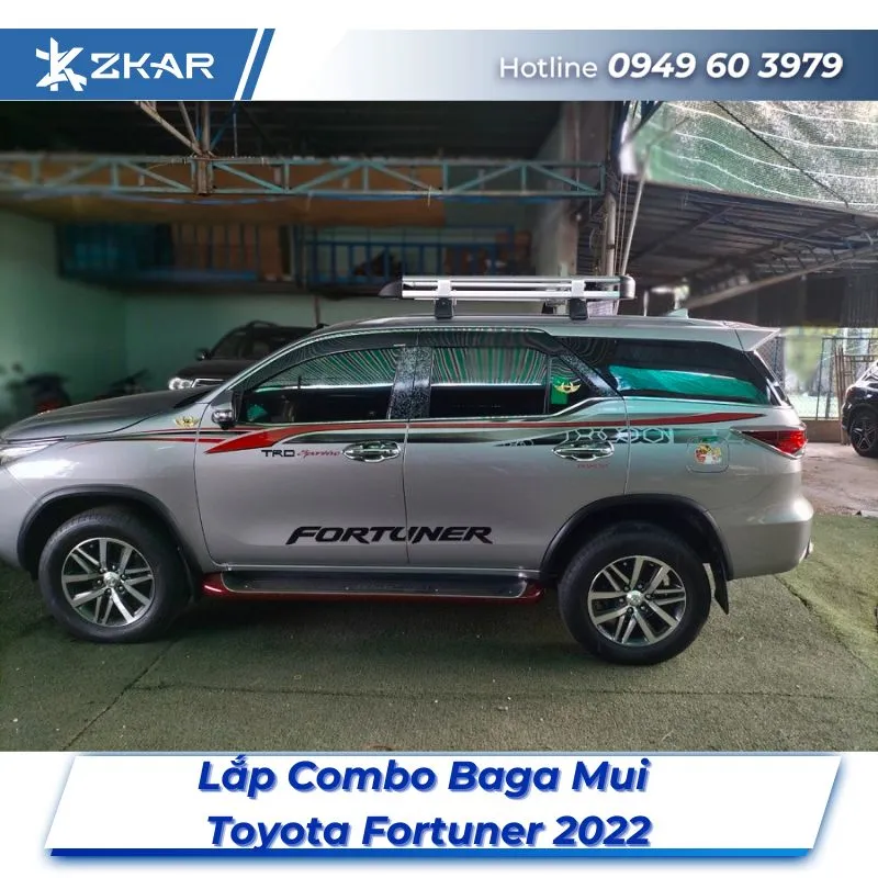 Lắp Đặt Baga Mui Xe Toyota Fortuner 2022 Tại TPHCM