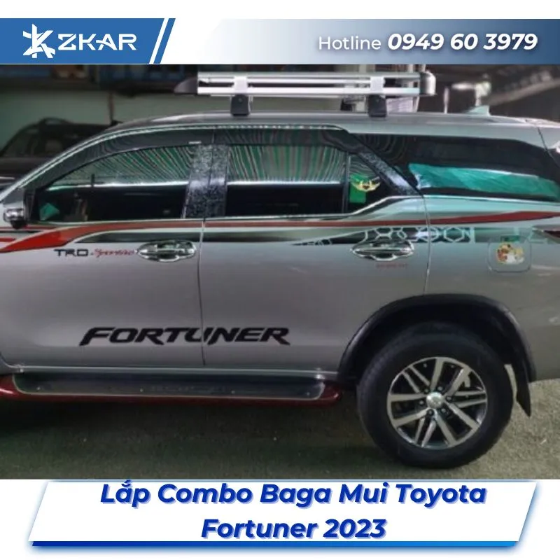 Lắp Đặt Baga Mui Xe Toyota Fortuner 2023 Tại TPHCM