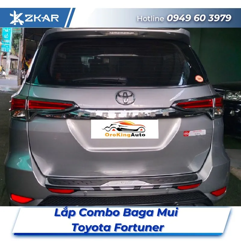 Lắp Đặt Baga Mui Xe Toyota Fortuner Tại TPHCM