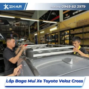 Lắp Đặt Baga Mui Xe Toyota Veloz Cross Tại TPHCM