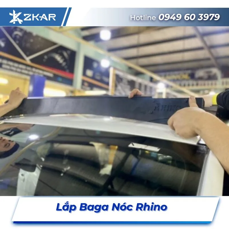 Lắp Đặt Baga Nóc Rhino Tại TPHCM