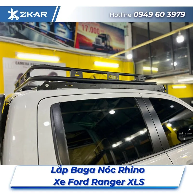 Lắp Đặt Baga Nóc Rhino Xe Ford Ranger XLS Tại TPHCM