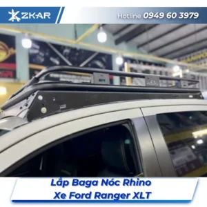 Lắp Đặt Baga Nóc Rhino Xe Ford Ranger XLT Tại TPHCM