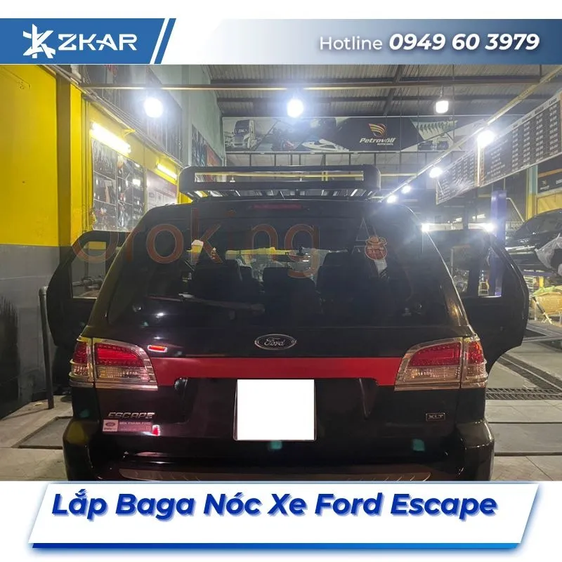 Lắp Đặt Baga Nóc Xe Ford Escape Tại TPHCM
