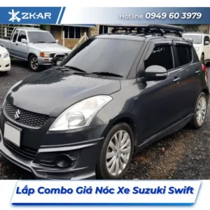 Lắp Đặt Combo Giá Nóc Xe Suzuki Swift Tại TPHCM