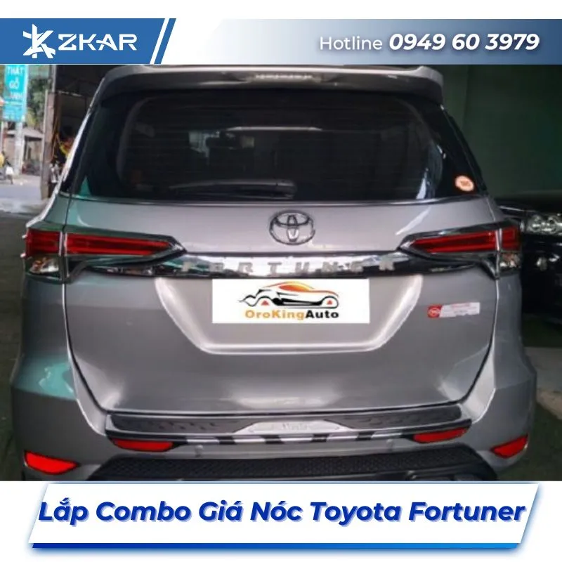 Lắp Đặt Combo Giá Nóc Xe Toyota Fortuner Tại TPHCM