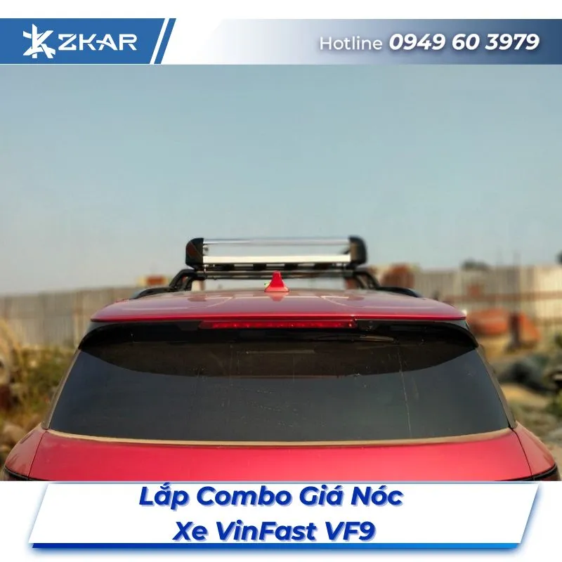 Lắp Đặt Combo Giá Nóc Xe VinFast VF9 Tại TPHCM
