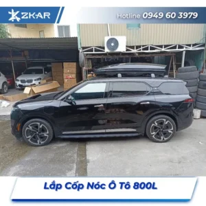 Lắp Đặt Cốp Nóc Ô Tô 800L Tại TPHCM