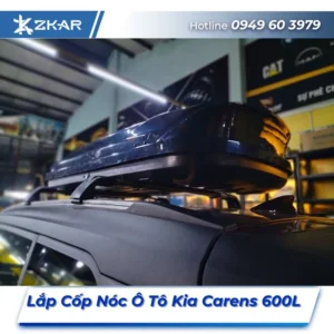 Lắp Đặt Cốp Nóc Ô Tô Kia Carens 600L Tại TPHCM