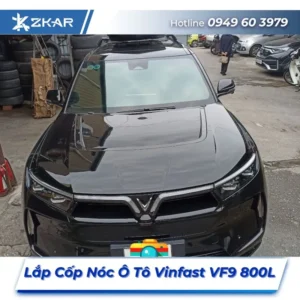 Lắp Đặt Cốp Nóc Ô Tô Vinfast VF9 800L Tại TPHCM