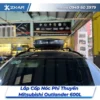 Lắp Đặt Cốp Nóc Phi Thuyền Mitsubishi Outlander 600L Tại TPHCM