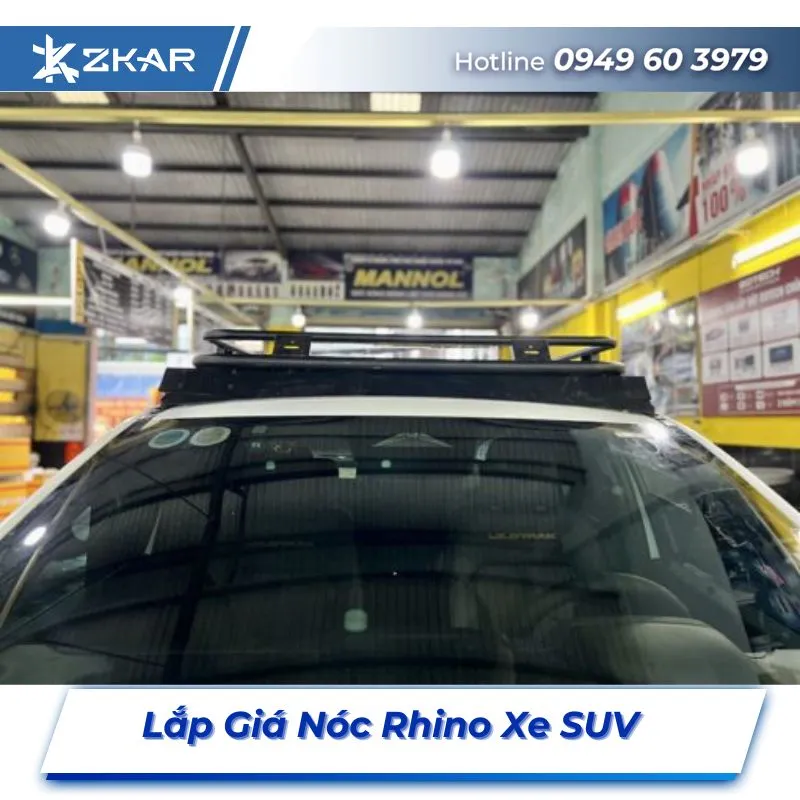 Lắp Đặt Giá Nóc Rhino Xe SUV Tại TPHCM