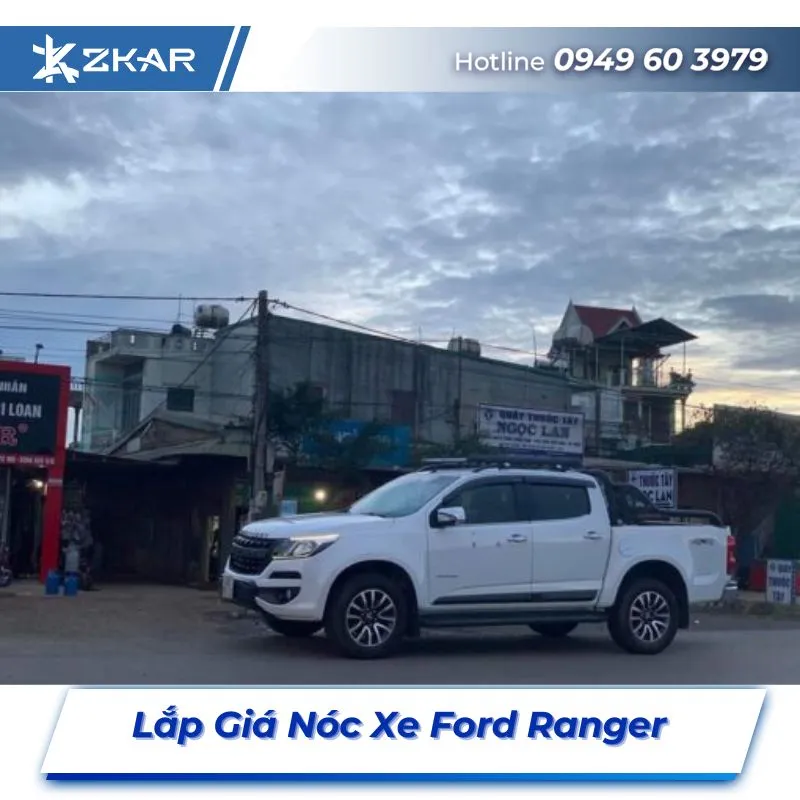 Lắp Đặt Giá Nóc Xe Ford Ranger Tại TPHCM