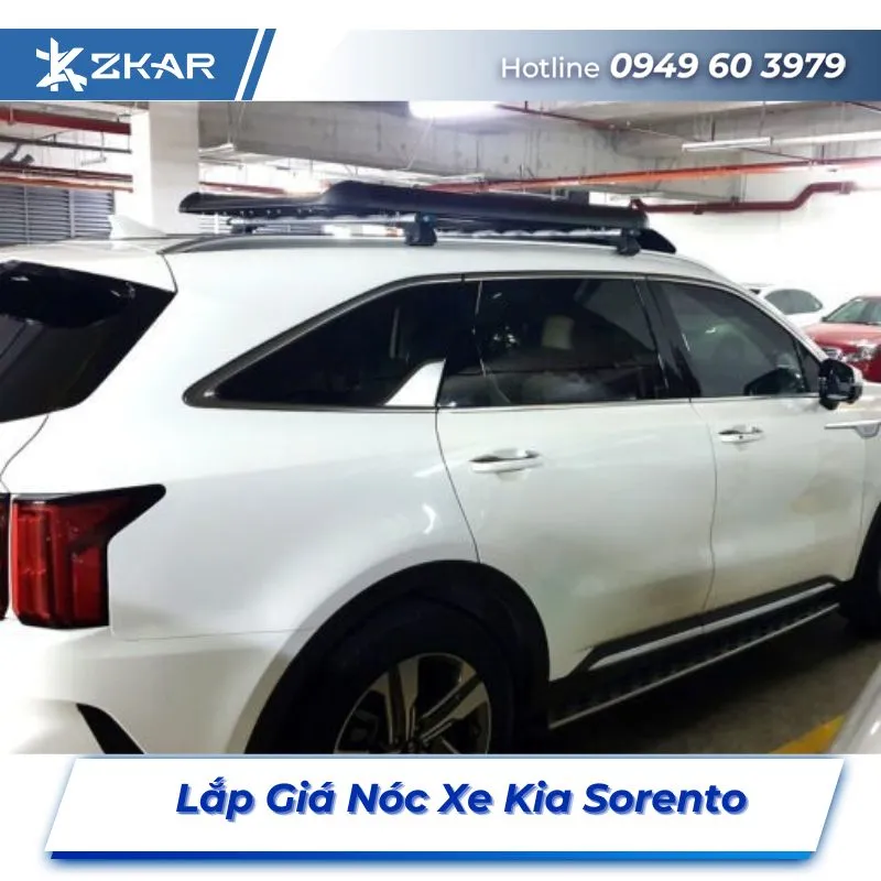 Lắp Đặt Giá Nóc Xe Kia Sorento Tại TPHCM