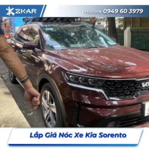 Lắp Đặt Giá Nóc Xe Kia Sorento Tại TPHCM