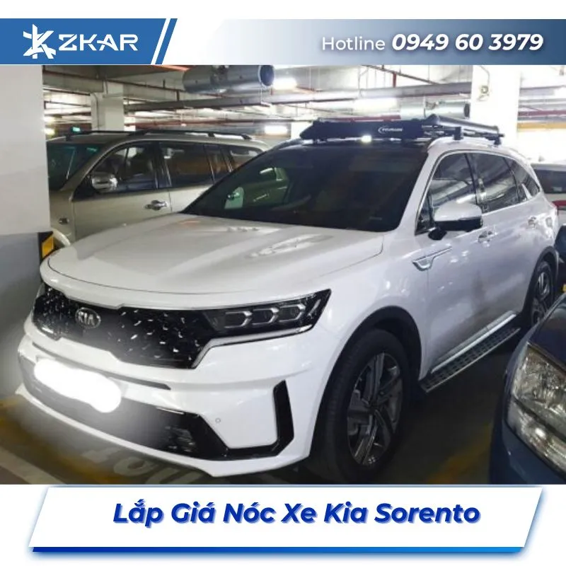 Lắp Đặt Giá Nóc Xe Kia Sorento Tại TPHCM