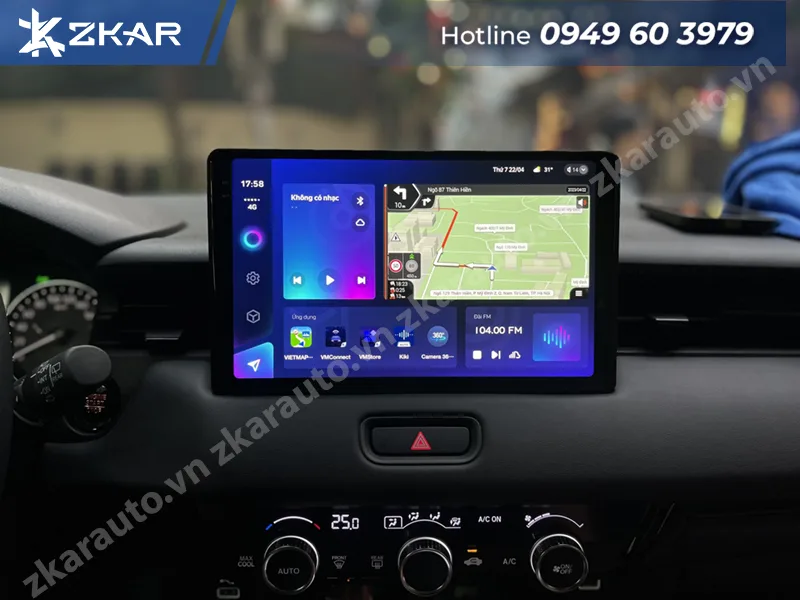 Lắp đặt màn hình android có ảnh hưởng hệ thống điện xe?