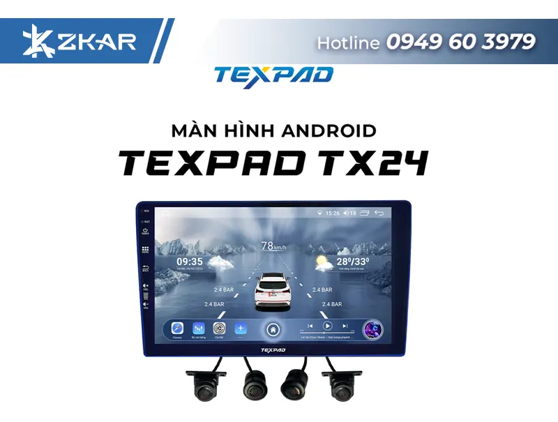 Màn hình ô tô TexPad TX24
