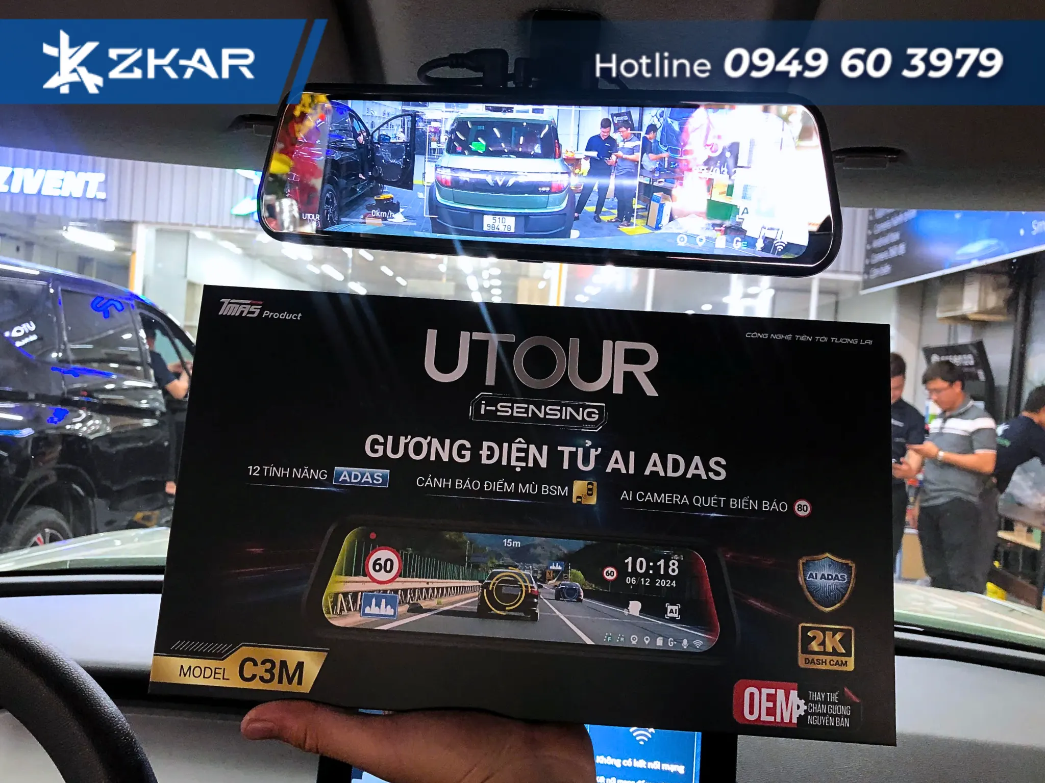 Cam ghi lại hành trình rõ nét