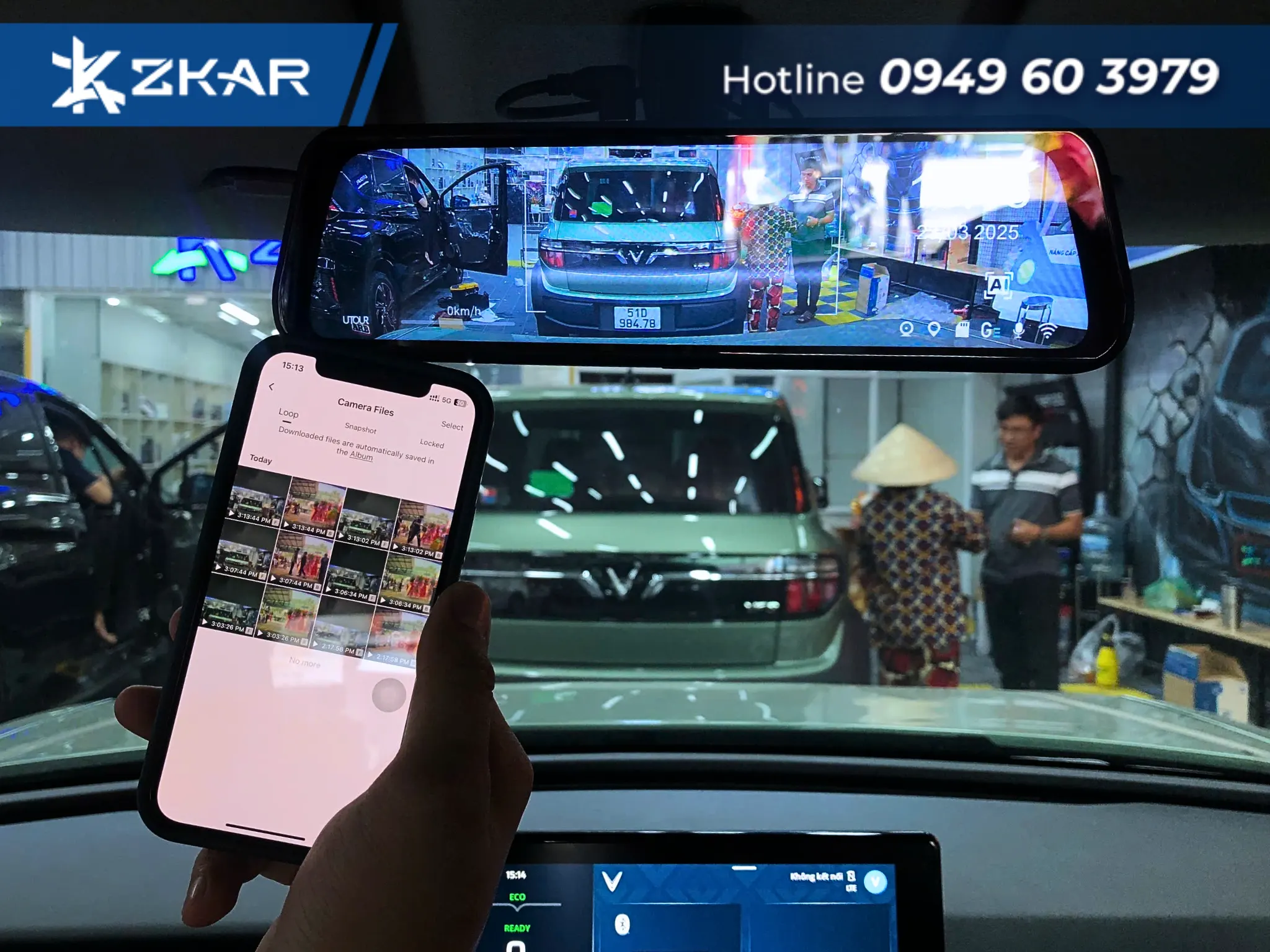 Địa chỉ gắn camera hành trình cho xe vinfast vf3 uy tín tại sài gòn