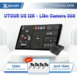 Màn Hình Utour US i2K Liền Camera 360 - Lắp Tận Nơi Tại HCM