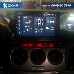 Lắp Màn Hình Android ICAR Elliview UE Và Camera Lùi Cho Xe Mazda 6 2016