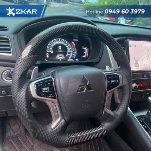 Bọc Vô Lăng Carbon Cho Xe Mitsubishi Pajero Sport - Giá 5tr